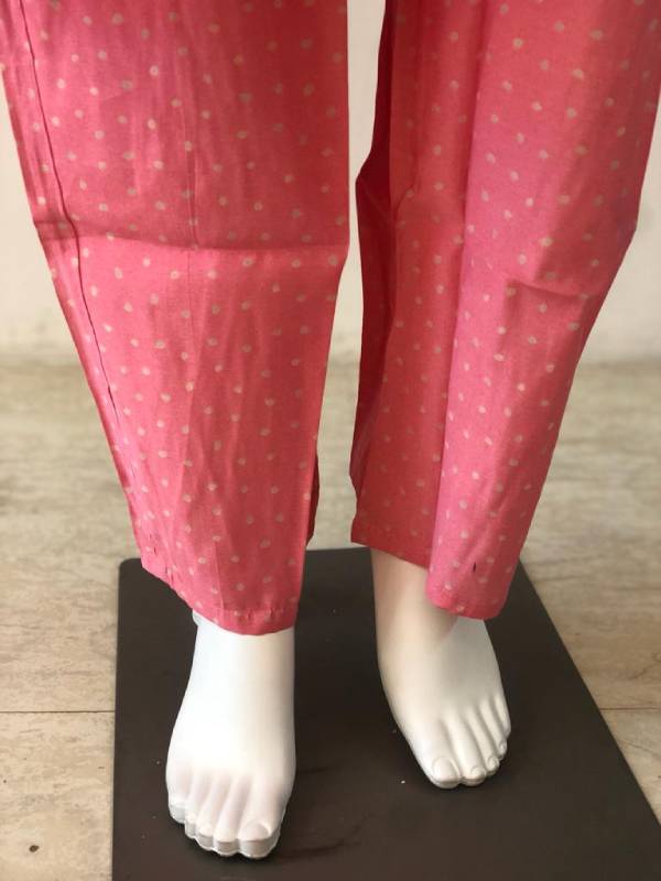 Pink- Beige Muslin Suit Set